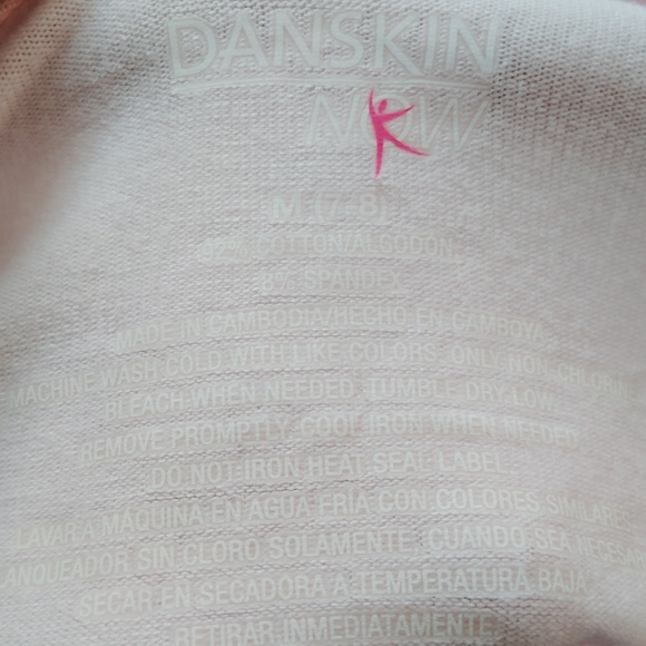 Danskin Girls Light Pink Long Sleeve Leotard - Picture 5 of 5